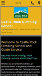 Mobile Screenshot of castlerockclimbingschool.com